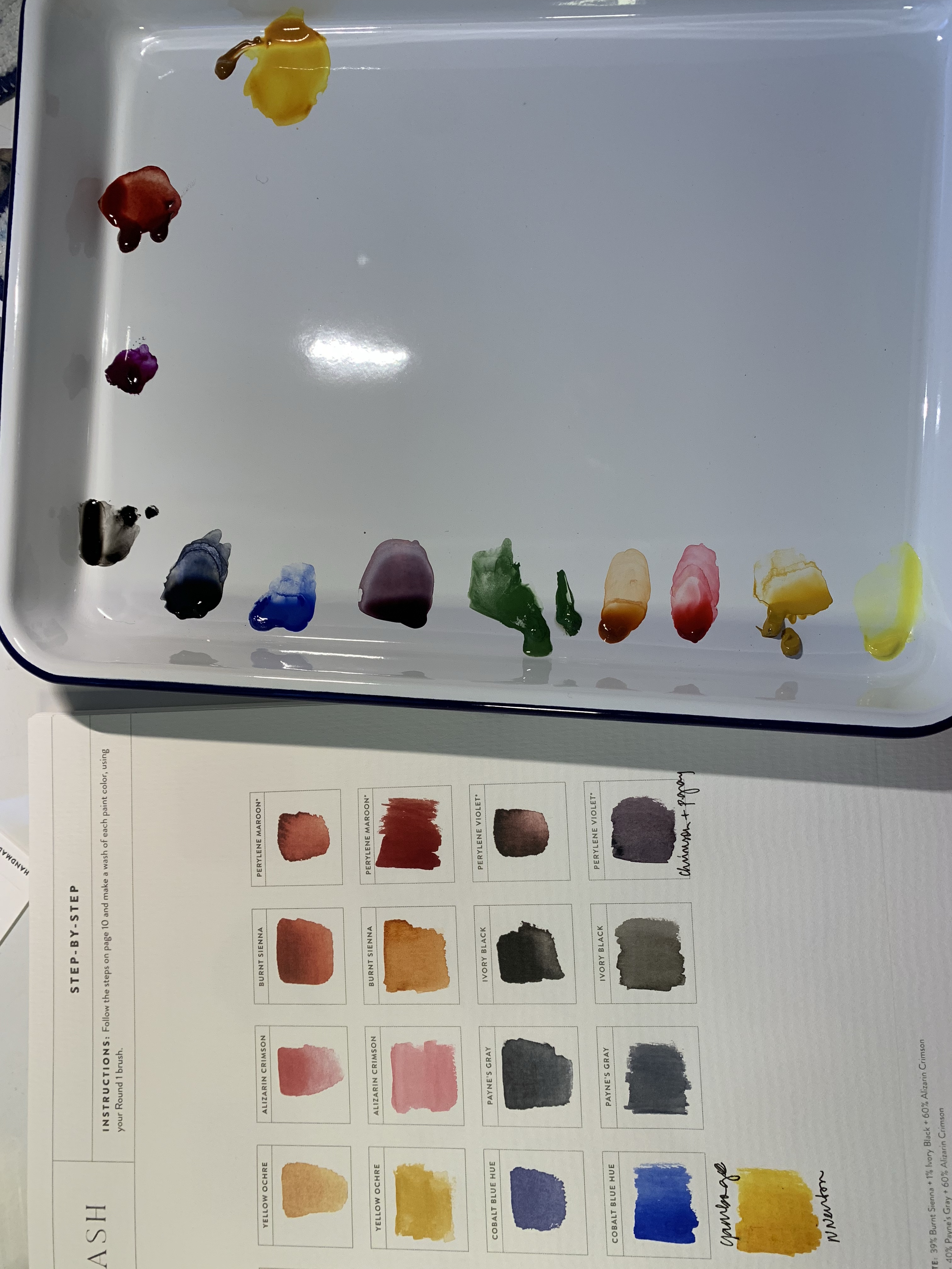 Watercolor workbook and  palette for #Worldwatercolormonth 2021